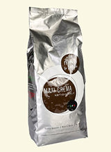 Maxi Crema 1000g celá kávová zrna - originální italské pražení pro nejvyšší nároky! Káva, Cappuccino, Espresso, Latte Macchiato