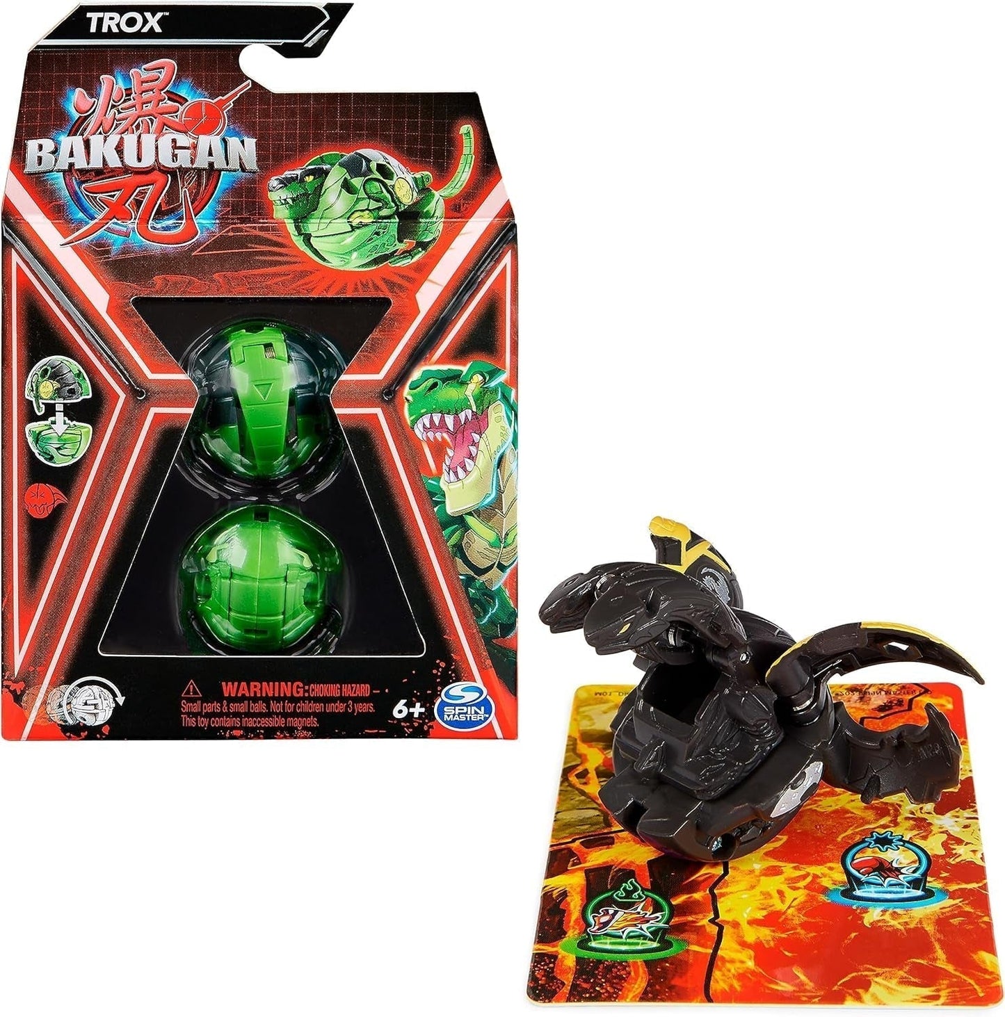 Bakugan 3.0 Core Ball 1-pack, přizpůsobitelná akční figurka se sběratelskou kartou postavy, různé varianty, pro děti 6+ akční figurky Naty Shop Ys/M