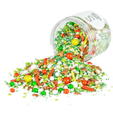 Super Streusel Hohoho Sprinkles Christmas - Slavnostní dekorace pro lahodné dorty 90 G