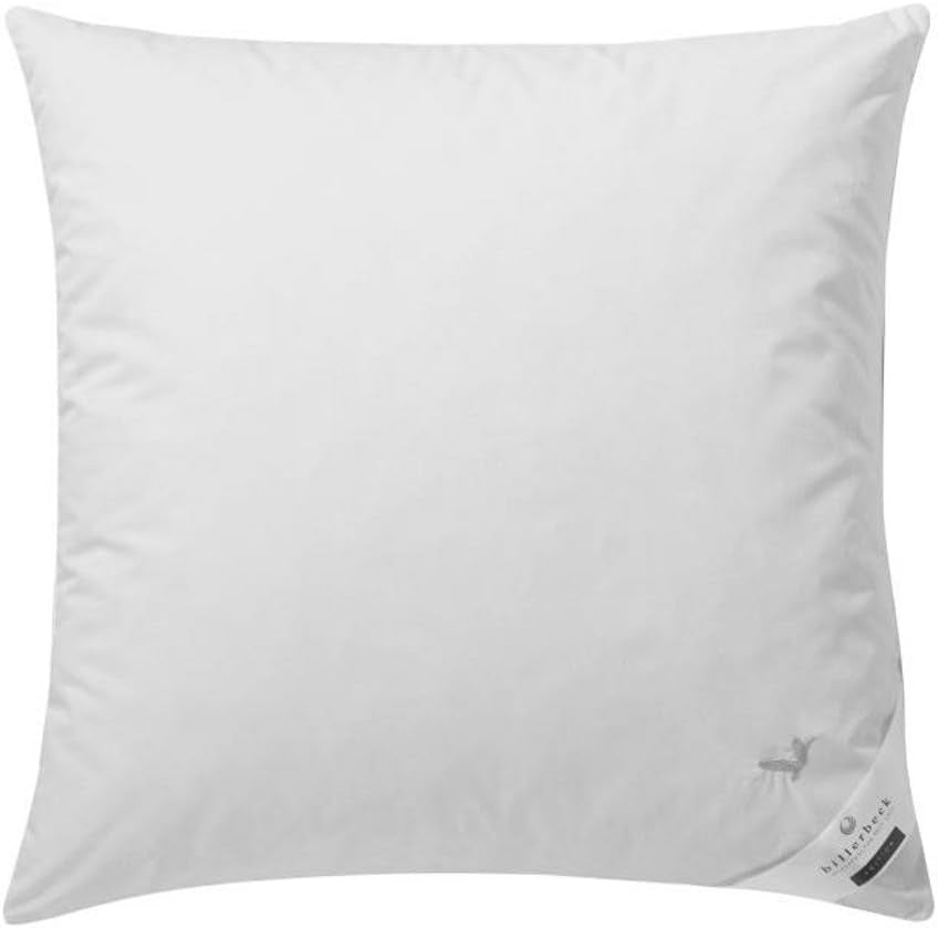 Billerbeck E04 Gold Edition 15 Polštář s pevnou oporou - 80 X 80 cm - Péřový polštář vhodný pro alergiky s měkkým potahem Naty Shop Standardní polštáře Výchozí název