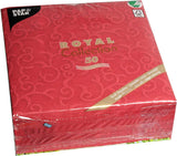 Papstar, 50 ubrousků "ROYAL Collection" 1/4 násobek 40 cm X 40 cm Bordeaux "Casali", #84880
