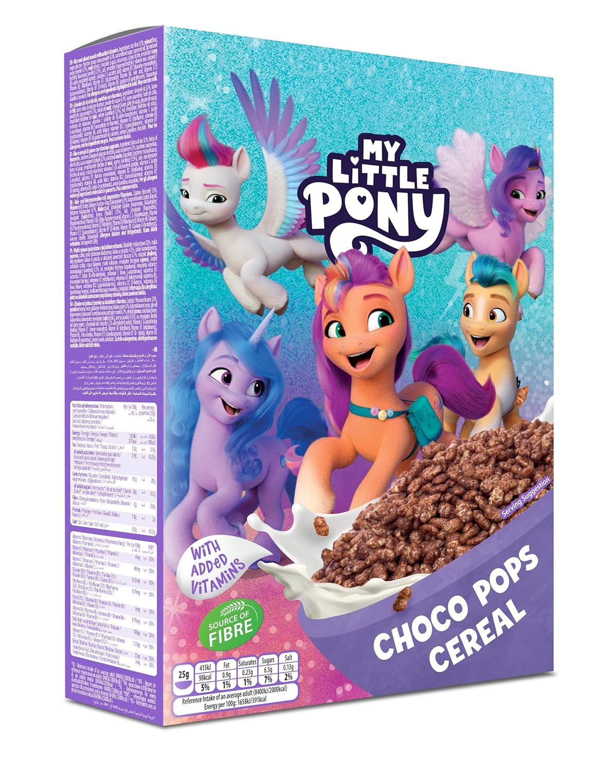 Peppa Pig Honey Loops Cereal, Knusprige Vollkorn Frühstückscerealien Mit Zugesetzten Vitaminen, 1 Er Pack (1 X 375G) Cereal Naty Shop My Little Pony