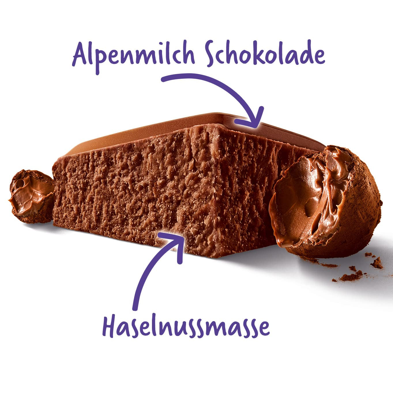 Milka MMMAX Noisette – Čokoláda z alpského mléka s jemnou a krémovou lískooříškovou náplní – 250g