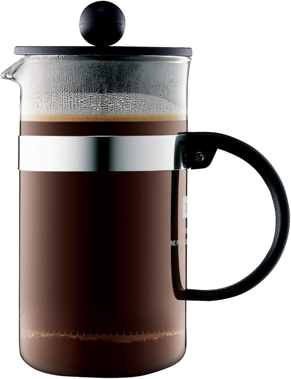Kávovar Bodum 1582-01 bistroNOUVEAU (French Press systém, vhodný do myčky), 1,5 litru, černý