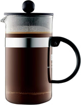 Kávovar Bodum 1582-01 bistroNOUVEAU (French Press systém, vhodný do myčky), 1,5 litru, černý