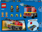 LEGO City Hasičský žebříkový vůz - Hrací hasičský vůz se 2 minifigurkami hasičů pro chlapce a dívky od 4 let - vzdělávací hračka - dárek pro předškoláky 60463 Stavebnice Besuche den LEGO-Store