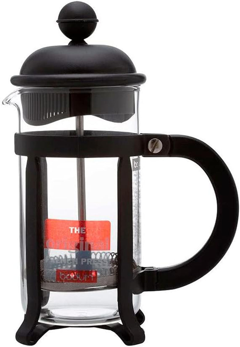 Kávovar Bodum 1908-01 Java, 8 šálků, 1 L, vícevrstvý, černý, 10,6 x 16,3 x 24,5 cm, 6 kusů