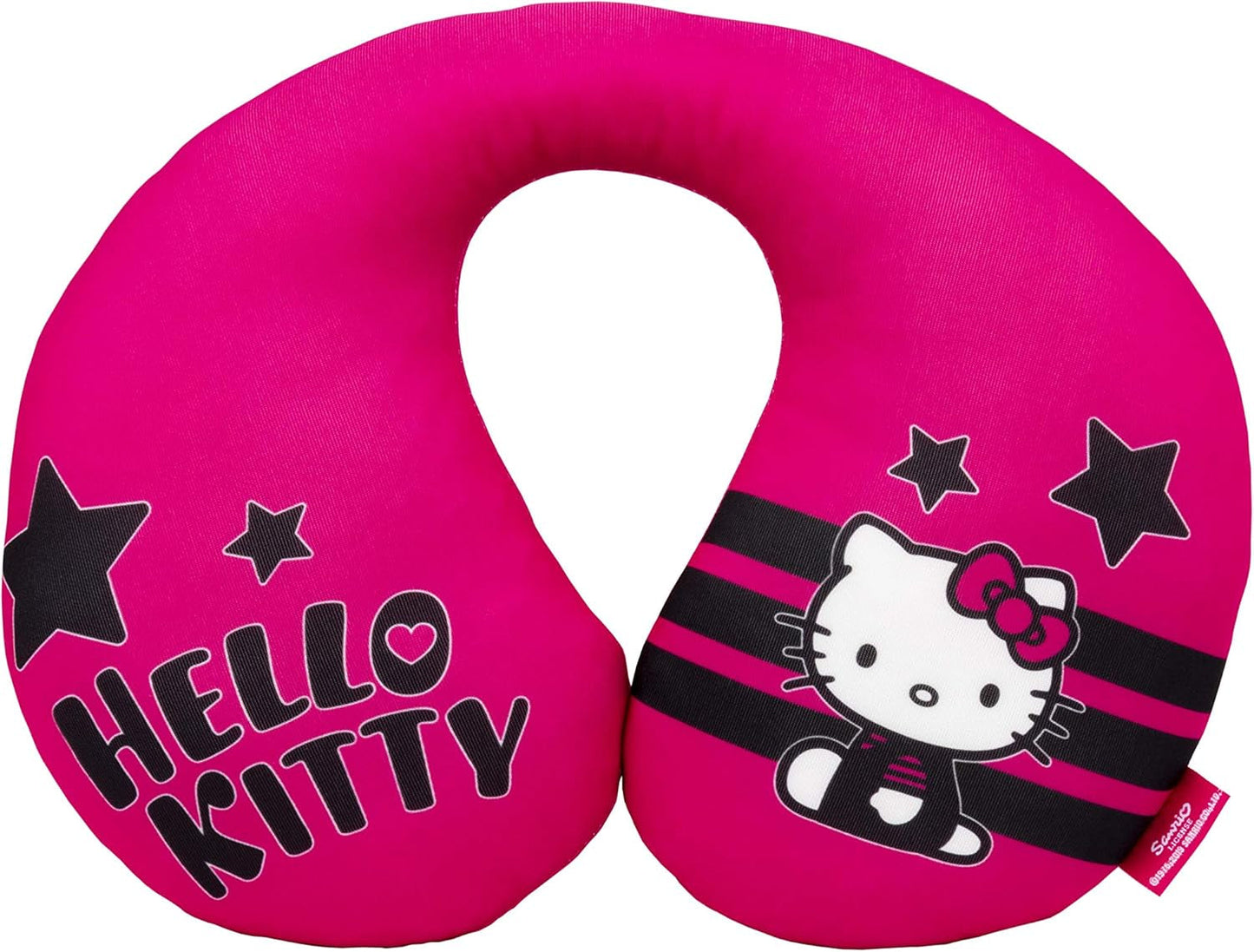 Polštář na krk HELLO KITTY Star pro chlapce a dívky. Pohodlné a funkční. Univerzální, 100% omyvatelný. Cestovní polštáře Naty Shop