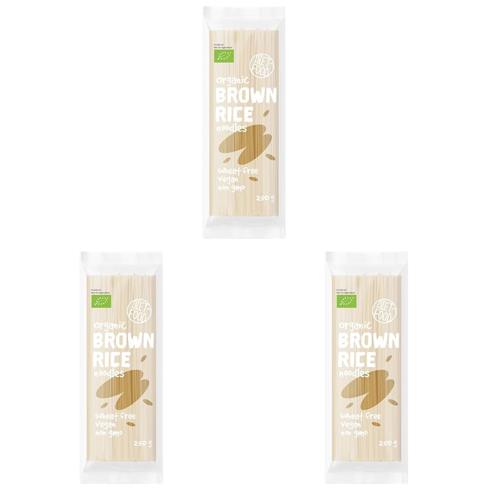 DIETNÍ JÍDLO Bio Buchweizen Soba Nudeln Lebensmittel Těstoviny Veganské Bezlepkové Lactosefrei Sojafrei Nudeln pro vegetariány a vegany 250 gramů