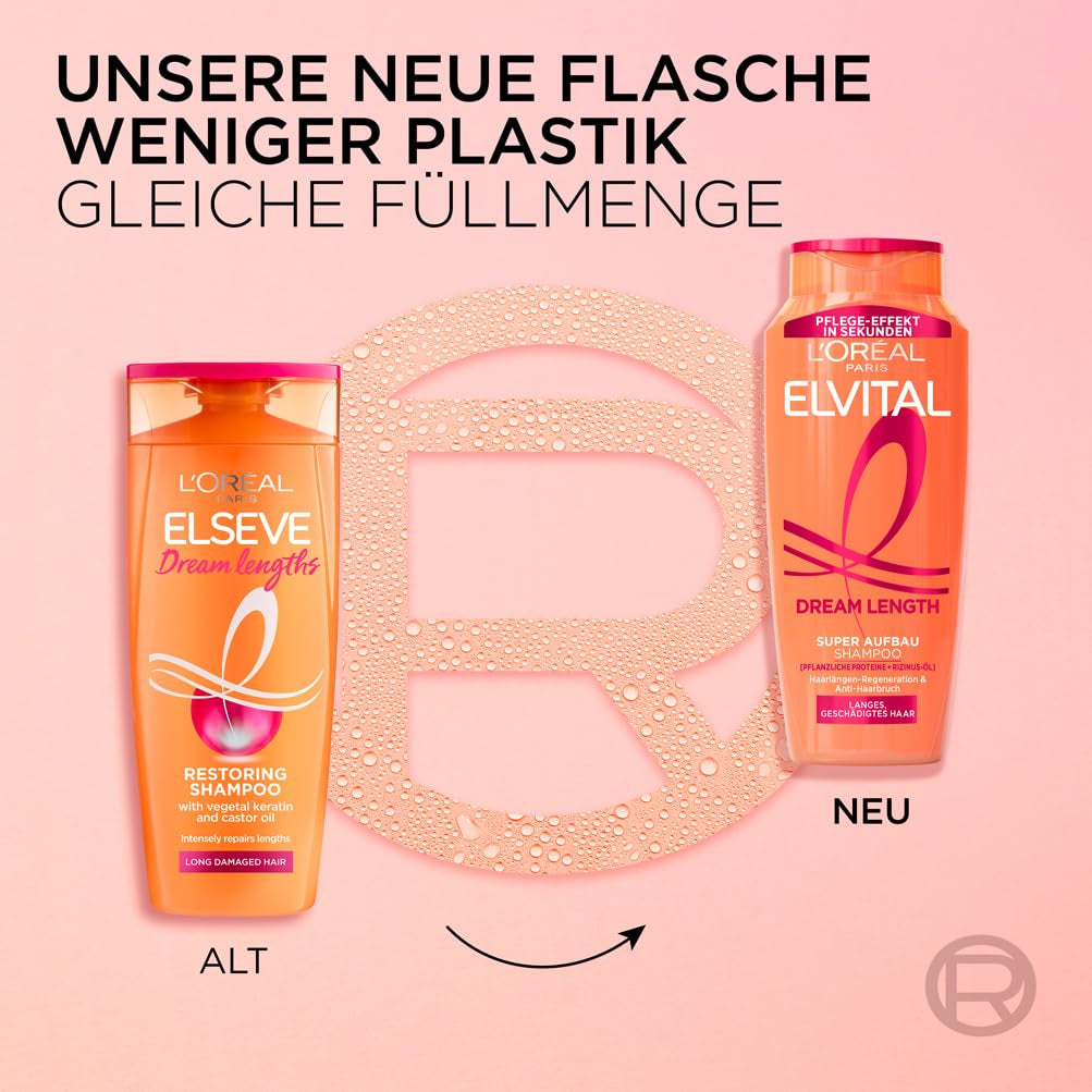 L'Oréal Paris Elvital Dream Length Super Building Shampoo, pro vysněné dlouhé vlasy L'Oréal Sprcha a Koupel