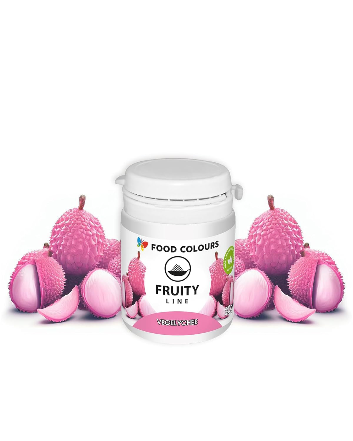 Potravinářské barvivo práškové přírodní barvivo Fruity Line BORŮVKA 20G přírodní barvivo prášek do krémů poleva piškotového těsta v prášku potravinářské barvivo do nápojů želé