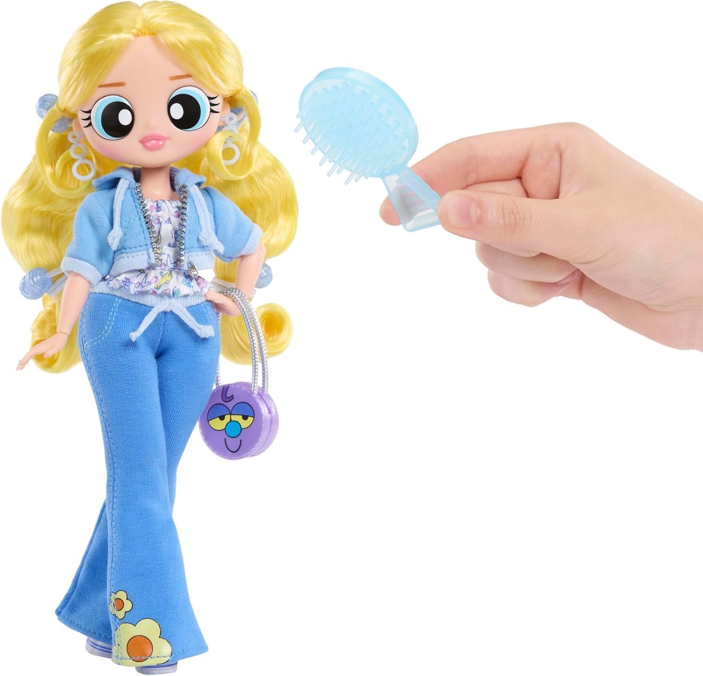 L.O.L. Překvapení! OMG The Powerpuff Girls Puppe - Bubbles - Enthält 1 Modepuppe, Inclusive Outfit and Accessories, 3 zum Sammeln