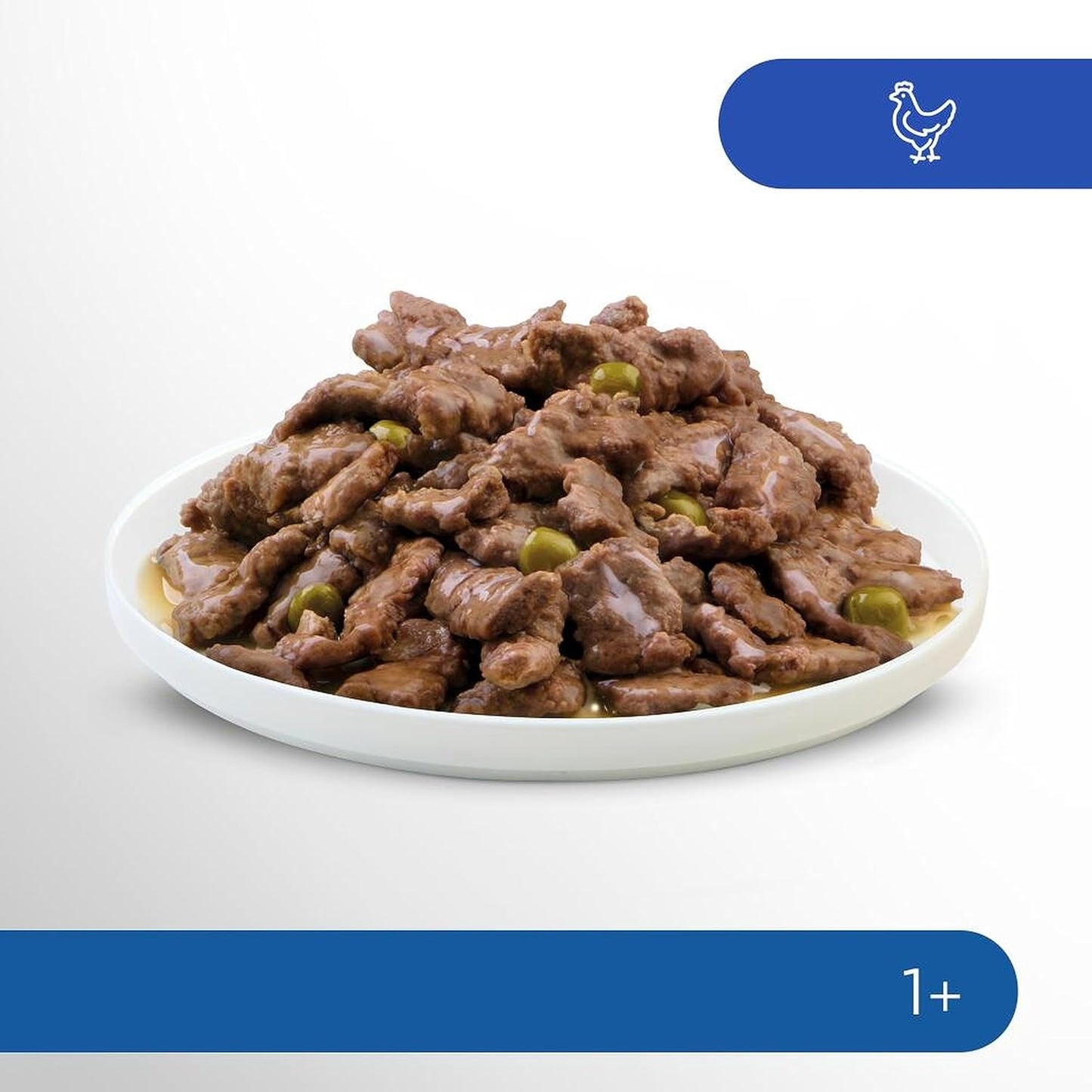 PERFECT FIT™ Sáčky pro kočky, vnitřní, s kuřecím masem, 12 x 85 g