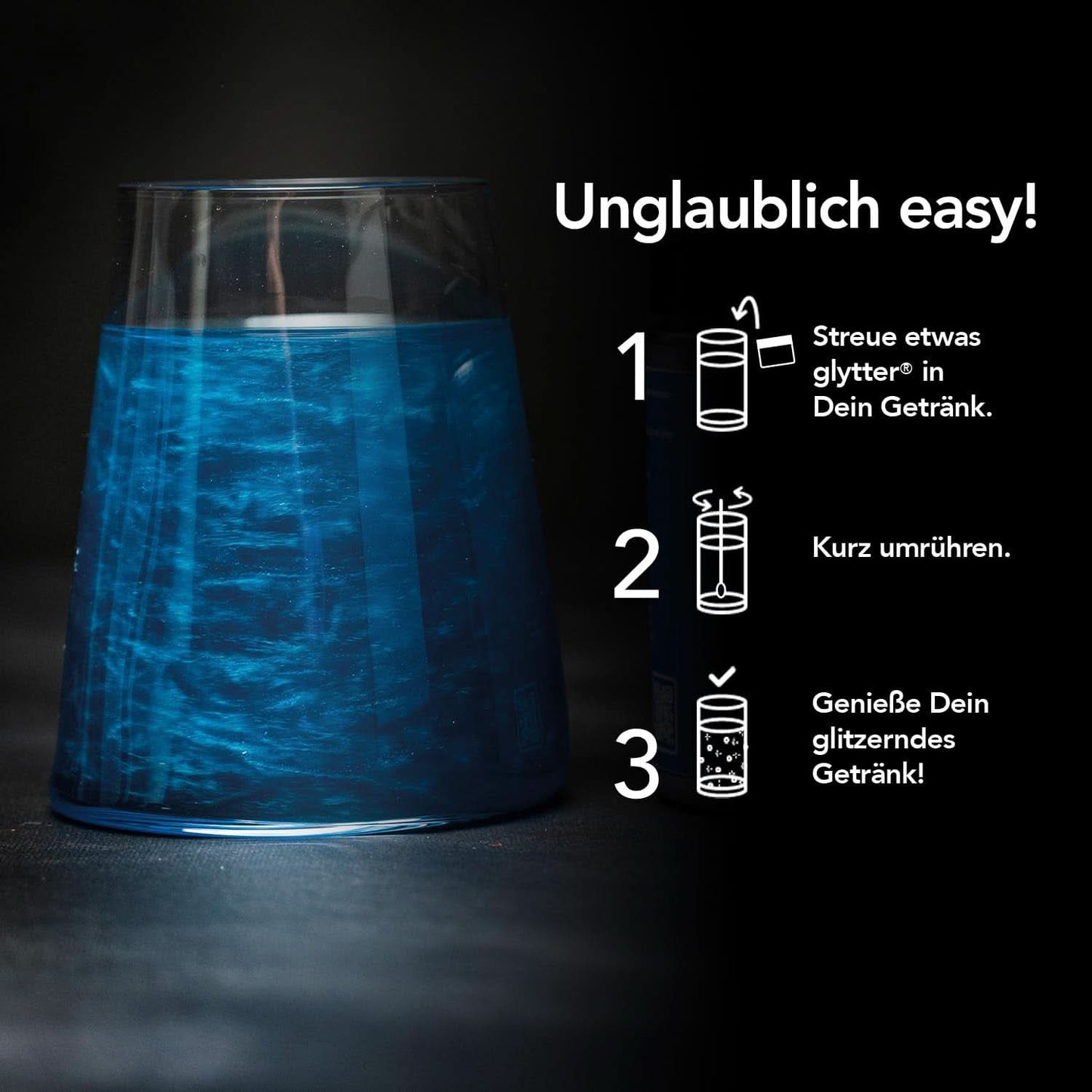 Jedlé třpytky do nápojů a tekutin, 10 gramů Naty Shop