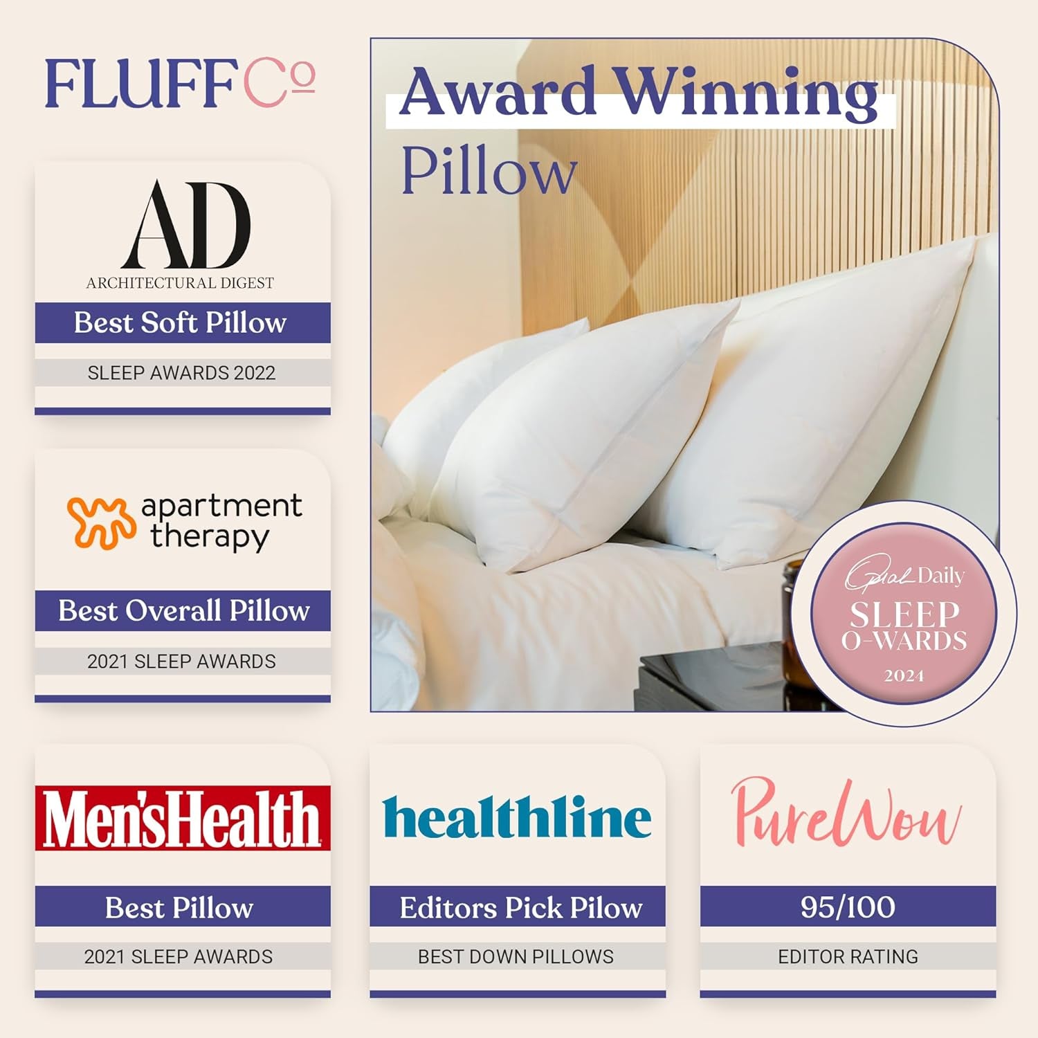 Fluffco Down Alternative Polštář Standardní polštář na spaní Queen Polštář Polštář Polštář Boční Spací Polštář Chladící polštář Hotel Polštář Polštář na krk Cestovní polštář (standardní firma) Standardní polštáře Naty Shop