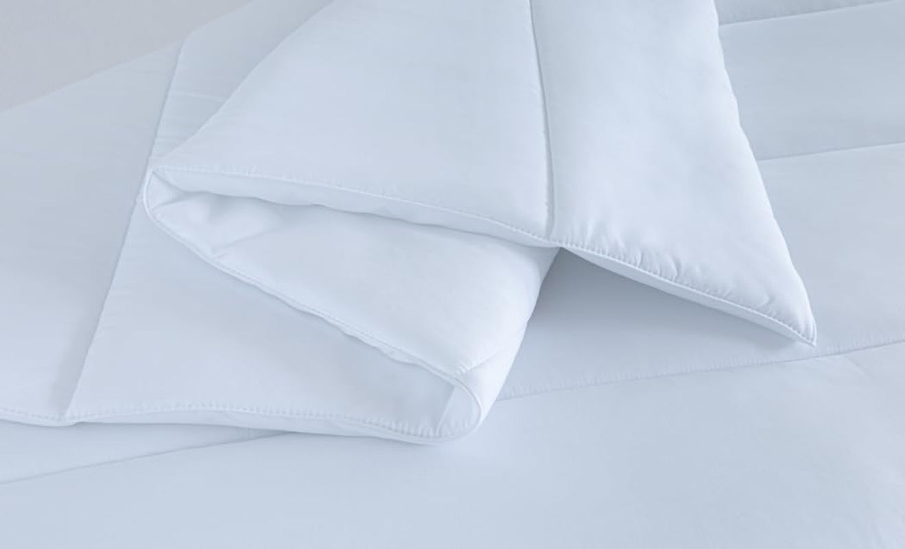 Přikrývka Todocama, přikrývka z vláken 3002, odolná proti kousání, podzim-zima, 300 G/M², bílá (všechny velikosti dostupné) (postele 135/140/150-220 X 220 cm) Přikrývky a přikrývky Naty Shop