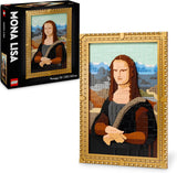 LEGO Art Mona Lisa, Sada pro dospělé, Obraz Leonarda Da Vinciho k zavěšení, Kreativní činnost pro muže a ženy, Dárek pro milovníky umění, Italské renesanční umění 31213 Stavebnice Besuche den LEGO-Store Výchozí název