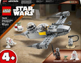 Hračka LEGO Star Wars 75410 Mandos a Grogus N-1 Starfighter s minifigurkami Mandaloriana, Grogu a R5-D4, včetně sestavitelného sloupu, startovací sady hvězdné lodi pro chlapce a dívky od 4 let Stavebnice Beuche den LEGO-Store
