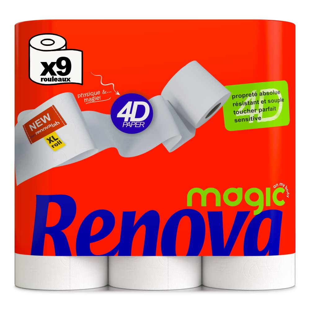 Toaletní papír Renova - 9 rolí