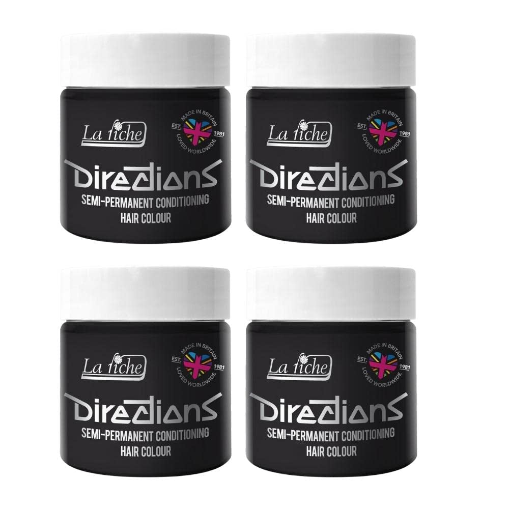 Directions semipermanentní barva na vlasy 100 ml box 4 balení (Pillarbox Red) Naty Shop Ebony barva na vlasy 100 Ml (balení 4 ks)