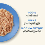 Applaws 100% přírodní Nassfutter für Katzen, Thunfischfilet mit Krabben in Brühe - Packung mit 12 x 70g Beuteln