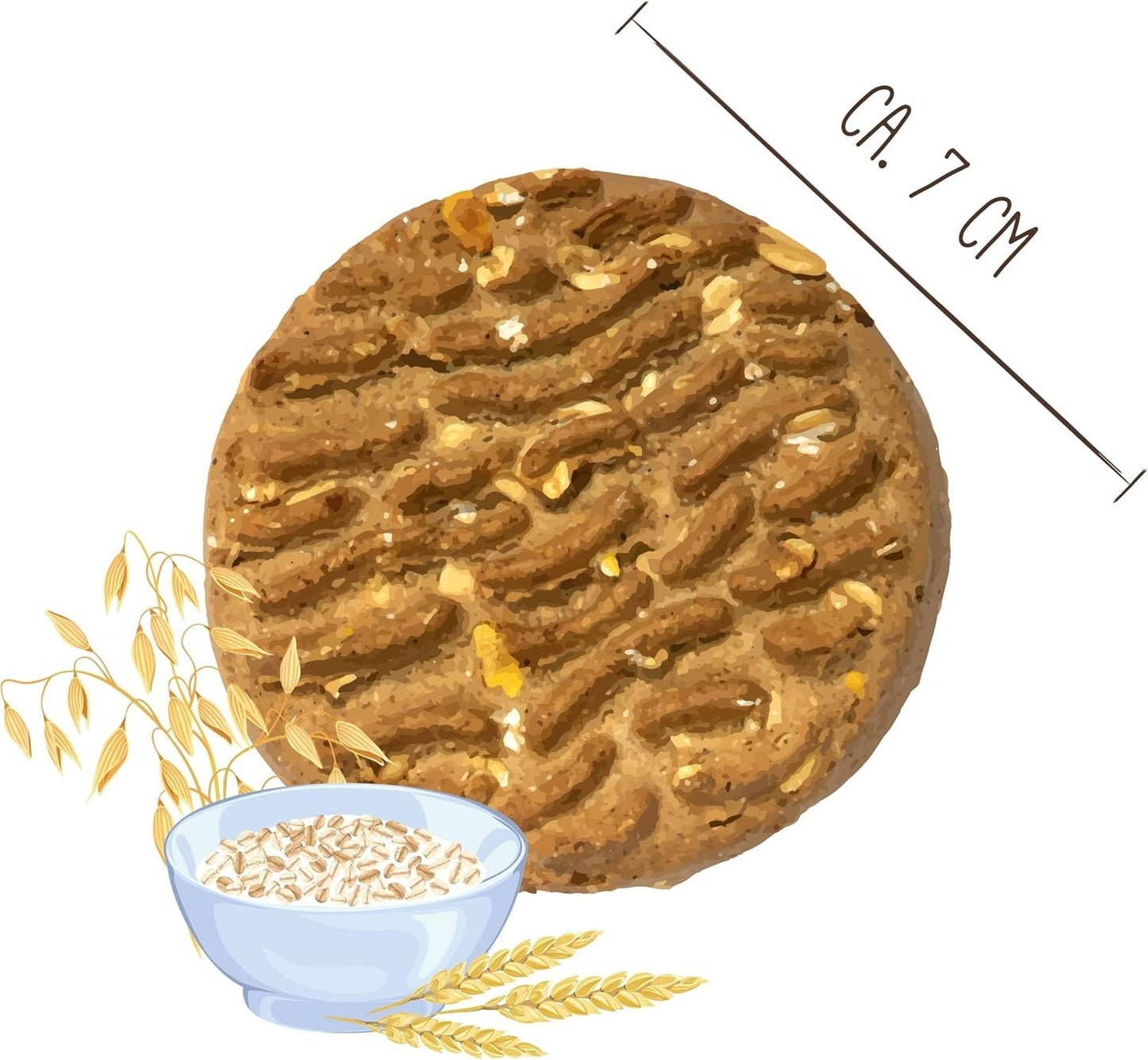Sammy´S Müslitaler | Knusprig Gebackene Hundesnacks | 5-Korn-Müslitaler Für Deine Große Fellnase (Ab 30 Kg) | 1 kg Cereal Naty Shop
