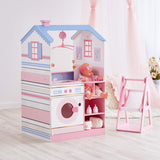 Olivia's Little World Teamson Kids dřevěné panenky, 45 cm, oboustranné, pro děti TD-11460W