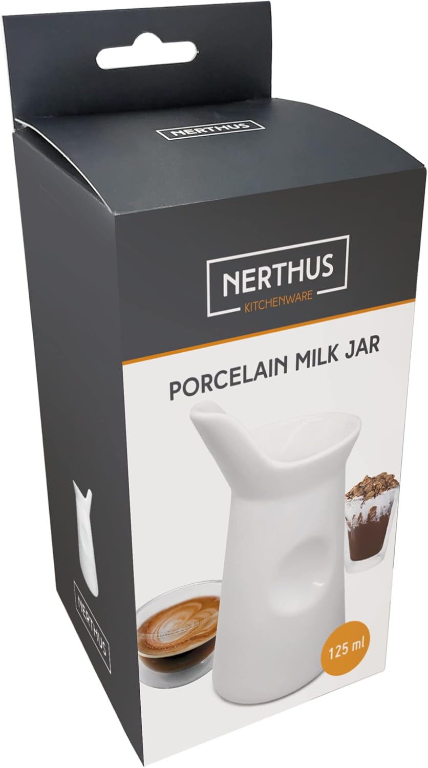 NERTHUS FIH 418 Porcelánový hrnek na mléko 125 ml, Original, Bílý