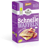 Demeter Bauck Hof Bio Dinkel Wafflen, 200 g Směs na pečení a vaření Naty Shop 12 X 200 gr