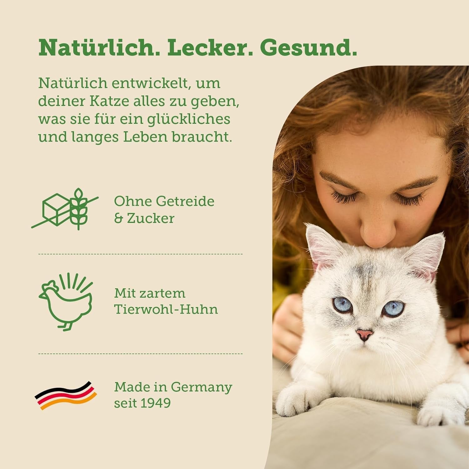 MERA Cats Nature Insect Premium Katzenfutter Nass 12x85g | ohne Zucker und Getreide| Nachhaltig & mit viel Insektenprotein | Dospělý Katzennassfutter