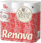 Toaletní papír Renova Grand Royal, 18 rolí Premium XXL, 4 vrstvy, měkký a odolný
