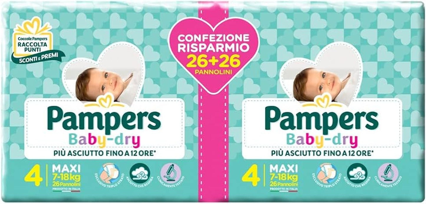 Plenky Pampers 81657566 Baby-Dry Pants, bílé
