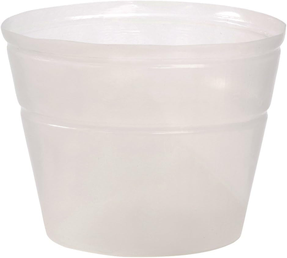 Podpěra pod hrnce Dehner, flexibilní, Ø 40 cm, výška 31 cm, plast, průhledná