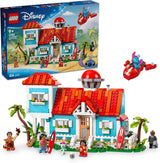 LEGO Ç€ Disney "Lilo and Stitch" Beach House - Stavebnice se 6 místnostmi, observatoří, vesmírnou lodí a 5 minifigurkami - Dárek k narozeninám pro dívky a chlapce od 9 let a fanoušky 43268 Stavebnice Beuche den LEGO-Store Výchozí název