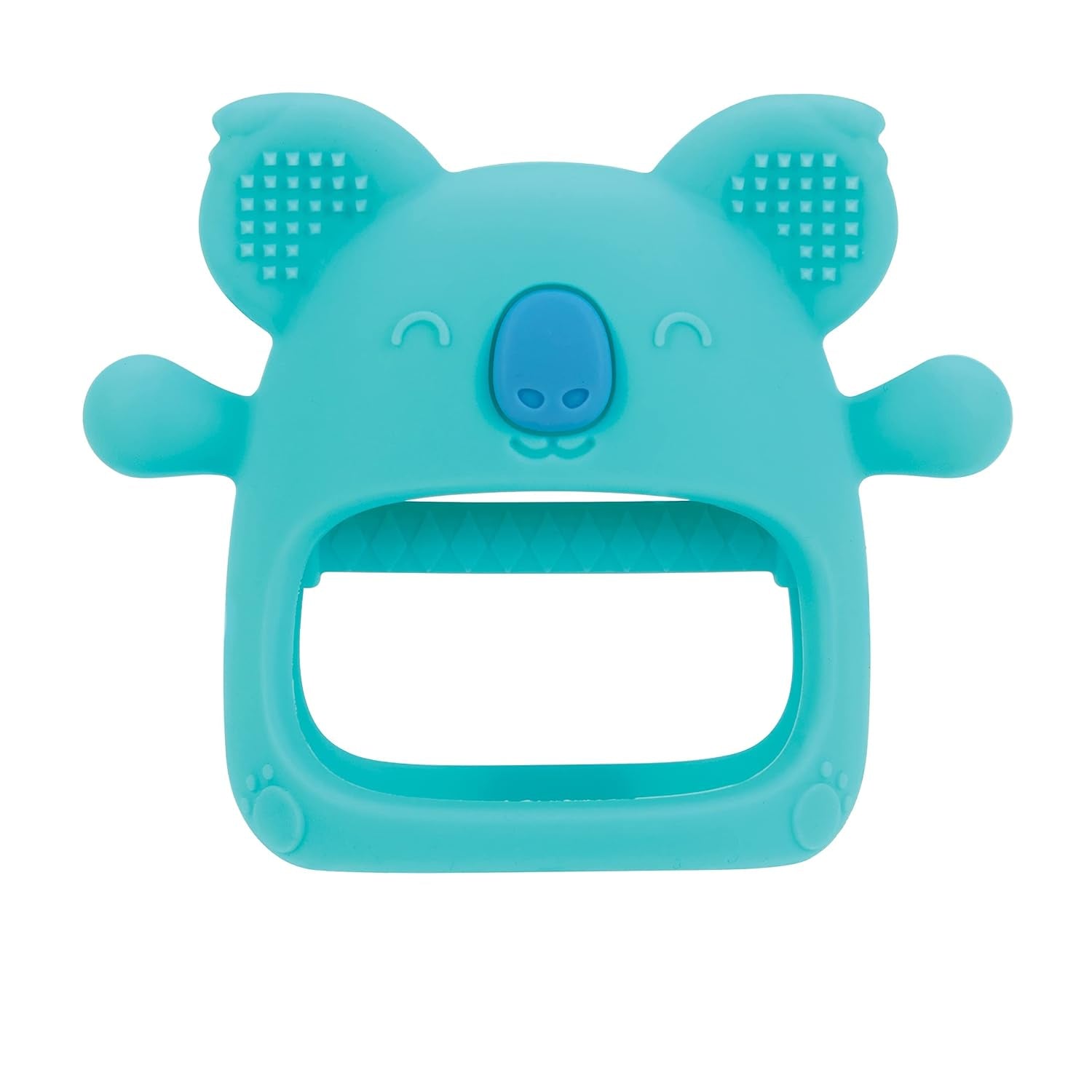 Nuby - silikonová dentální rukavice, BPA Free, modrá koala, 3 měsíce a více