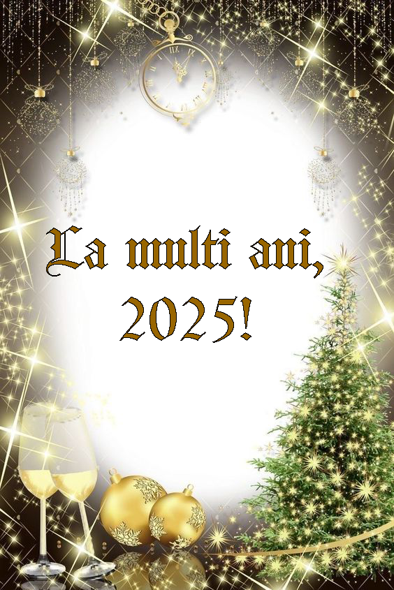 Dekorace z jedlého cukru - "Všechno nejlepší!, 2025" Nati Shop