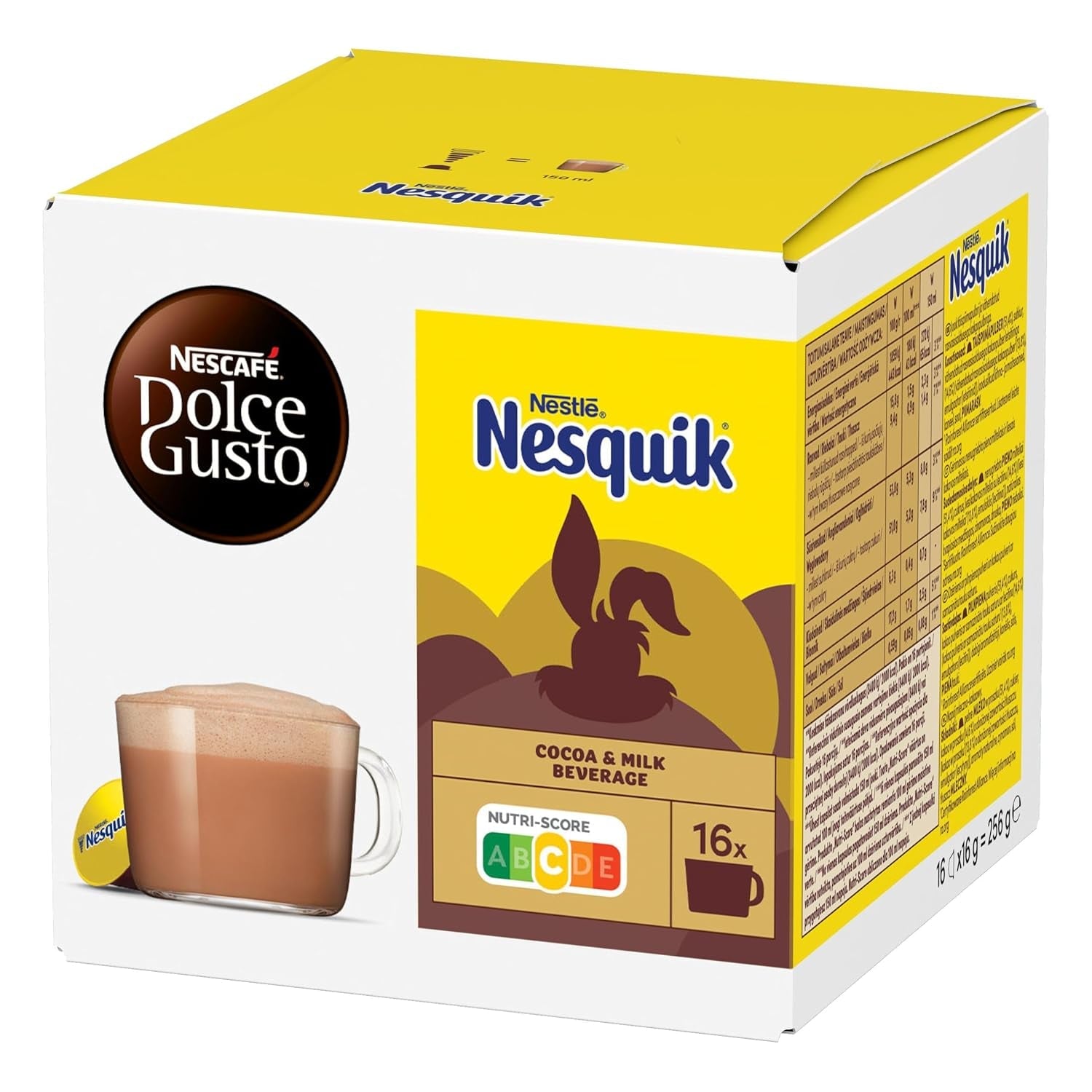 NESCAFÉ DOLCE GUSTO NESQUIK Kakaokapsel 3er Pack (3 x 16 kapslí)