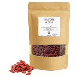 ERBOTECH Goji Berries 200 g, bobule goji s vysokým obsahem vitamínů, sušené ovoce bez cukru a síry, přírodní a energeticky bohaté superpotraviny, Made in Italy Dehydrované produkty Naty Shop 500 G