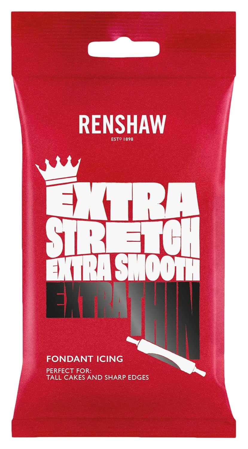 Extra Fondant Black 1kg - Extra elastický fondant s vanilkovou příchutí, ideální na potahování dortů - Black - 1kg Cukrová pasta Naty Shop Single