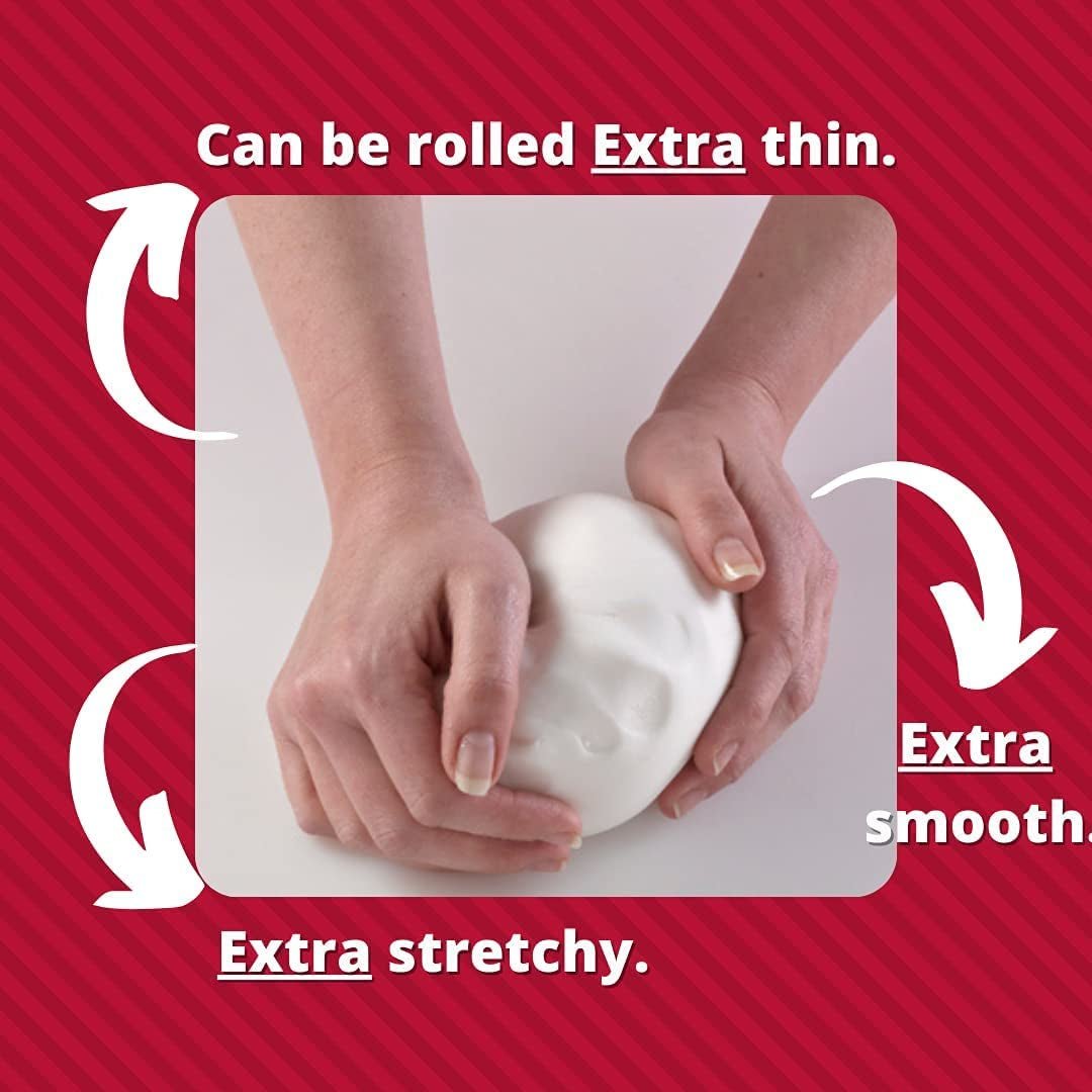 Extra Fondant Black 1kg - Extra elastický fondant s vanilkovou příchutí, ideální na potahování dortů - Black - 1kg Cukrová pasta Naty Shop