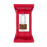 Extra Fondant Chocolate Brown 1kg - Extra elastický fondant s vanilkovou příchutí, ideální na potahování dortů - Čokoládově hnědý - 1kg Cukrová pasta Naty Shop