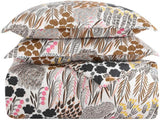 MARIMEKKO Queen ložní souprava, bavlněné perkálové povlečení s odpovídajícími povlaky na polštáře, celoroční domácí dekorace (Pieni Letto, vícebarevné, královna postel) Naty Shop Peřiny a přikrývky