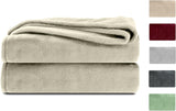Nadýchaná deka Komfortec, pohodlná deka, fleecová deka, certifikace Oeko-Tex, super měkká, 150X200 Cm, 260 G/M², béžová Postele a deky Besuche den Komfortec-Store Ecru 220 X 240 Cm