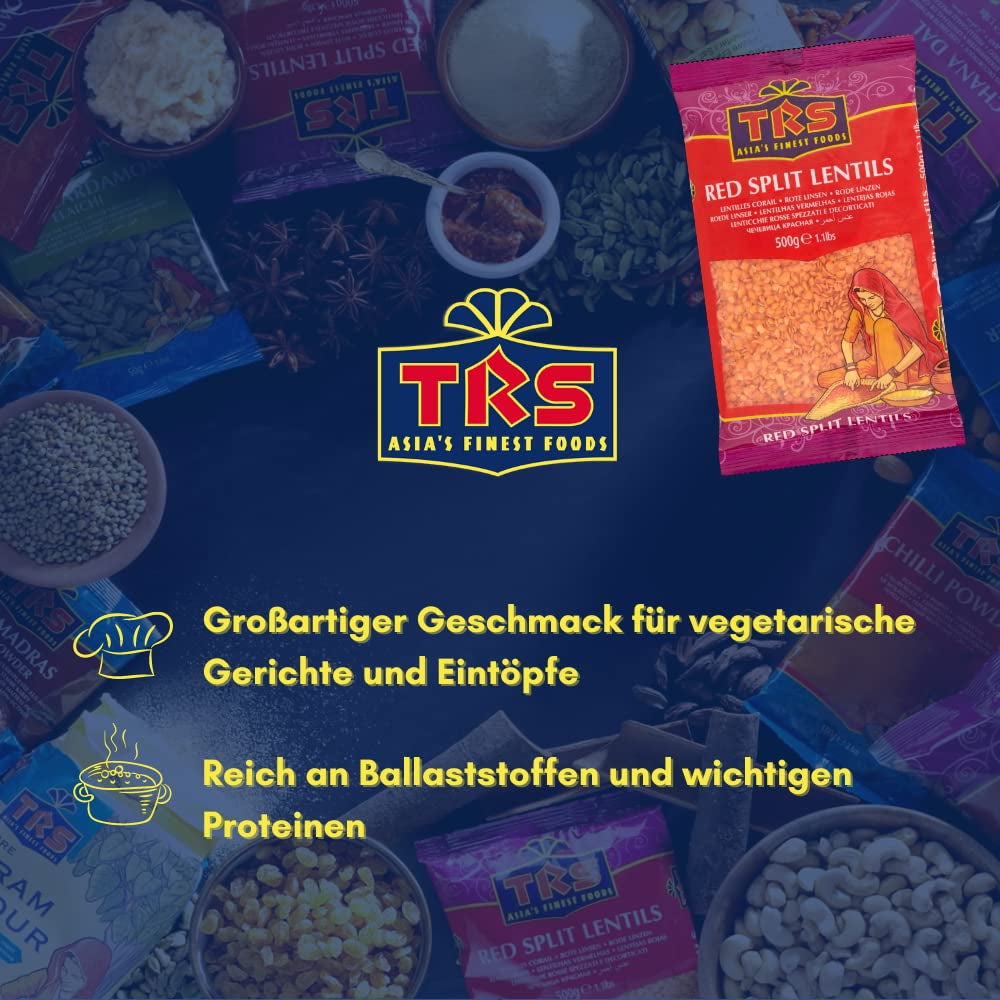 TRS - Červená čočka - (1 x 500 g)