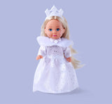 Simba Evi Princess of Love's Dreams, hrací panenka v zasněných zimních šatech s kožešinovým lemem a třpytivými prvky, 12 cm, 3 roky a více