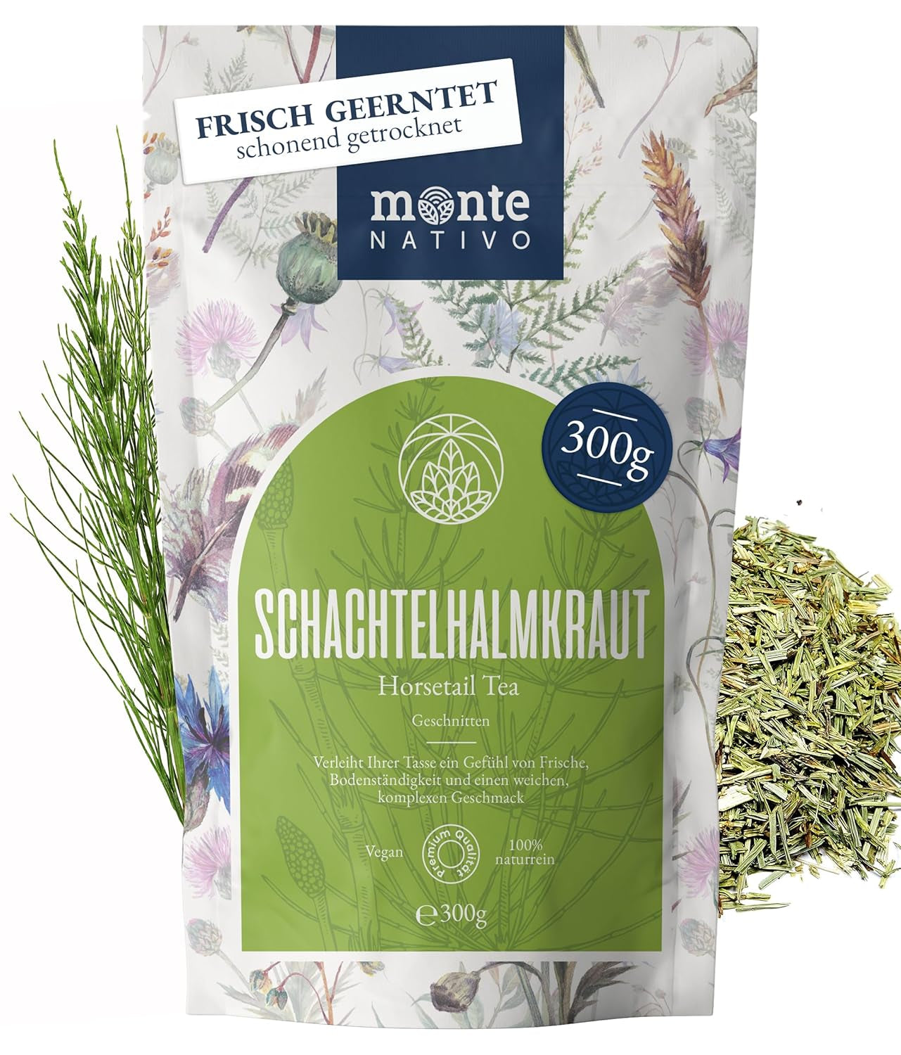 Monte Nativo Ceremonial Matcha Powder (40 g) - ideální pro matcha čaj, latté a smoothies - zelený čaj z Japonska - ceremoniální kvalita, v kovové krabičce - 100% čistý, bez lepku, jemně mletý