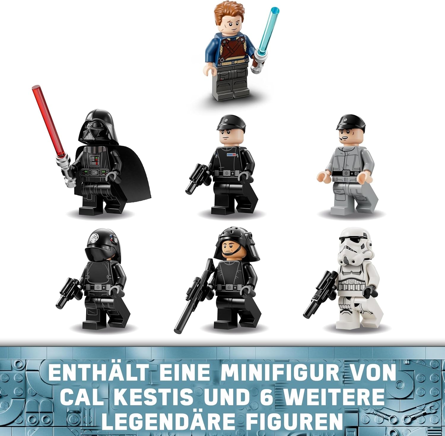 LEGO Star Wars Imperial Star Destroyer, sada hvězdné lodi, stavebnice, sada Darth Vader a Cal Kestis, dárek k narozeninám pro chlapce, dívky a fanoušky 75394 Stavebnice Besuche den LEGO-Store