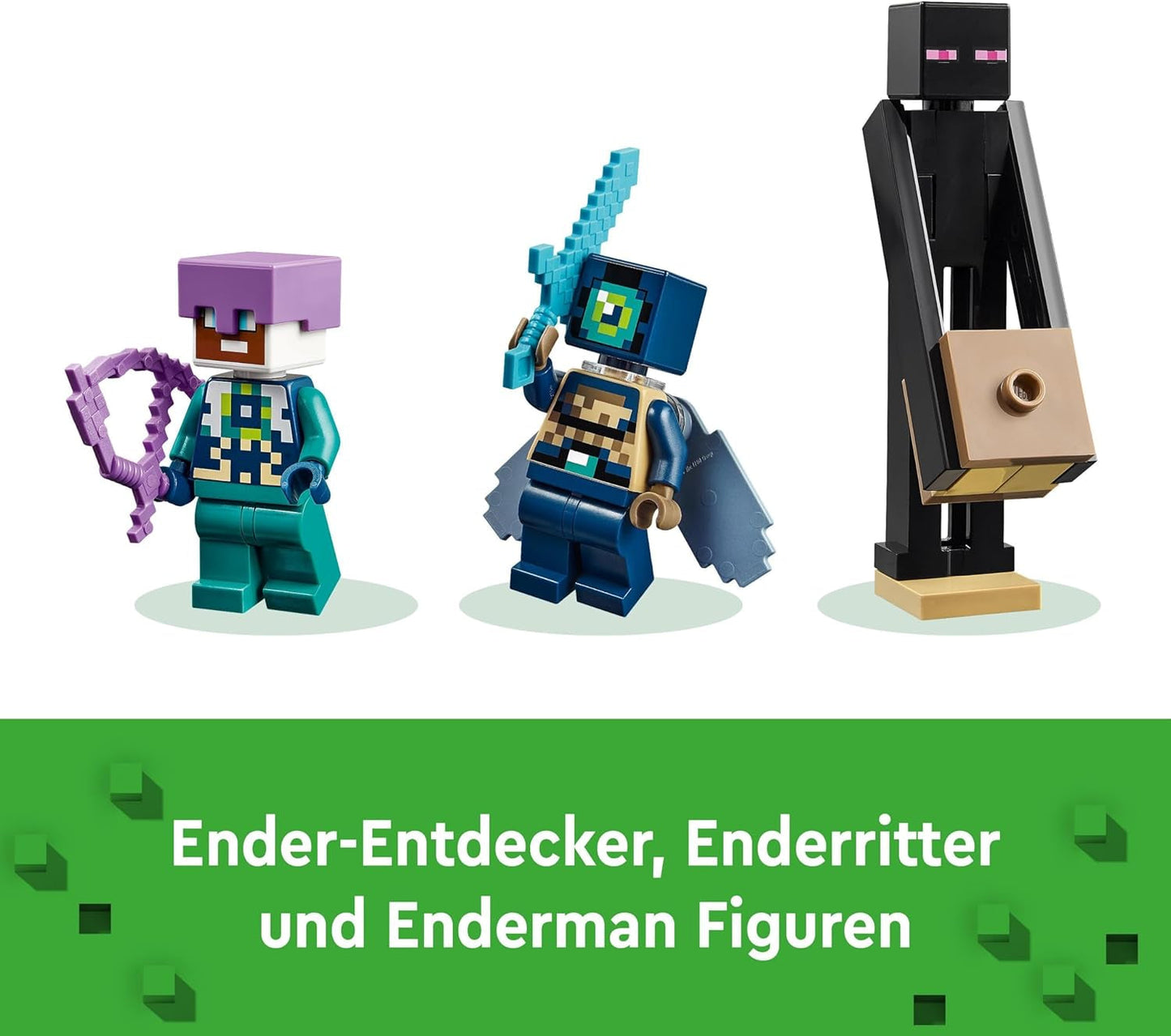 LEGO Minecraft The End Dragon a The End Akční sada hraček a objevů Videohra Stavebnice Sada Dobrodružná sada Dárek pro chlapce a dívky 8 let 21264 Stavebnice Beuche den LEGO-Store