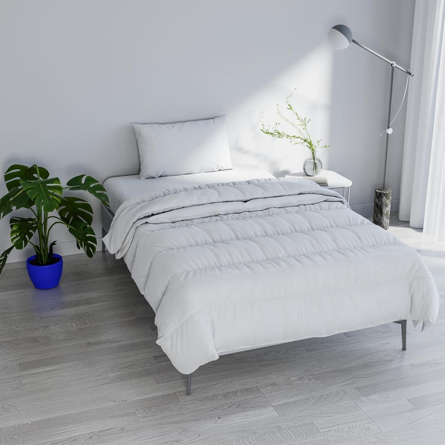 Prestižní přikrývka, 4 sezóny, Made in Italy, bílá, 150 X 200 cm Přikrývky a přikrývky Naty Shop