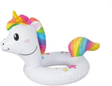 Heless 6601 - Henri Unicorn Plavecký kruh pro panenky, velikost 28-35 cm, pro zábavu u bazénu, jezera a vany